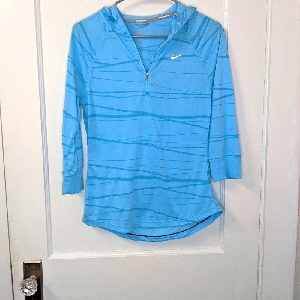 Nike running shirt with hood